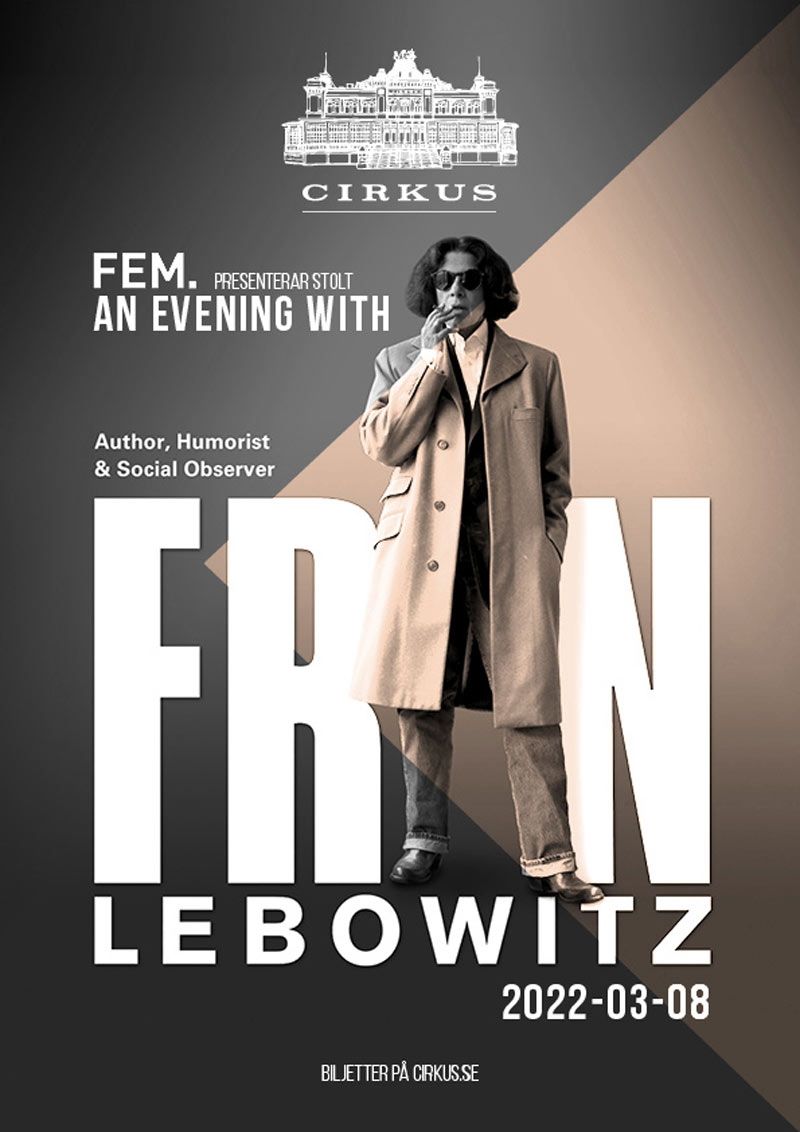 Fran Lebowitz på Cirkus